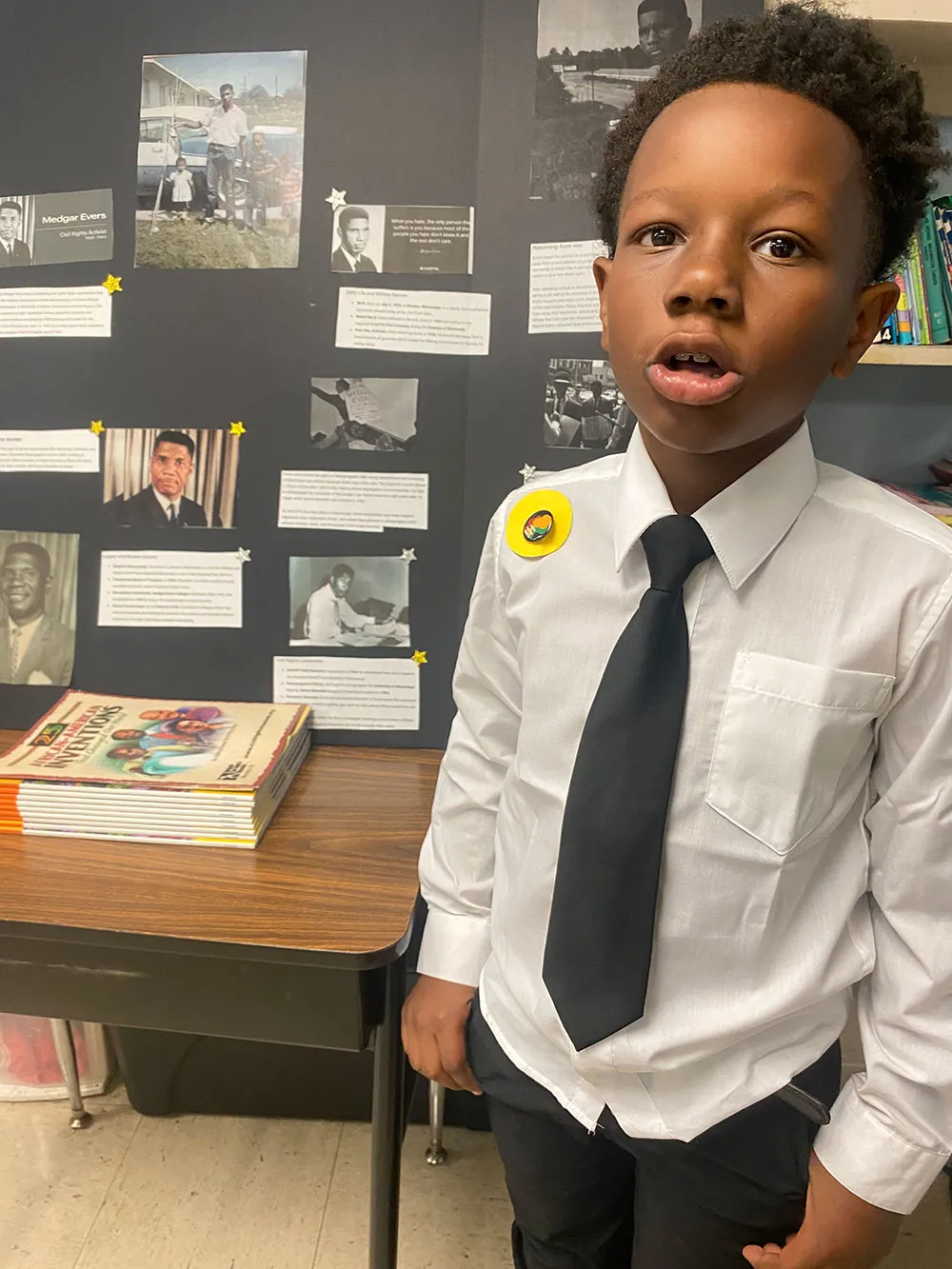 Wax museum display