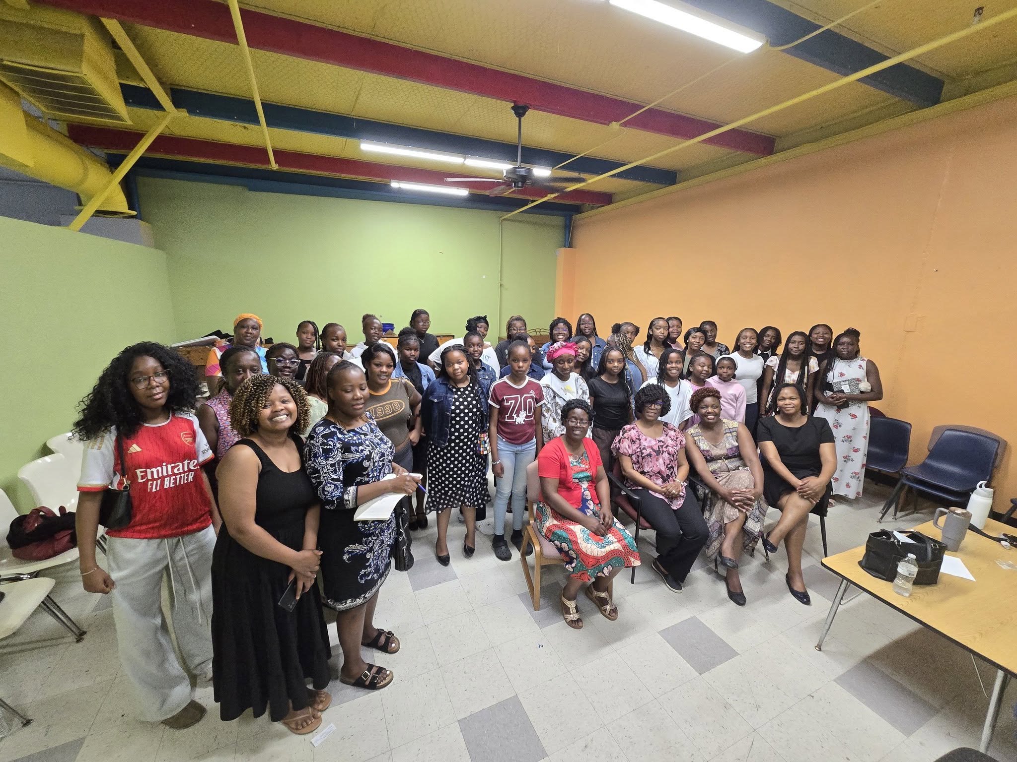 God's Daughters program activities at Arlington Metro