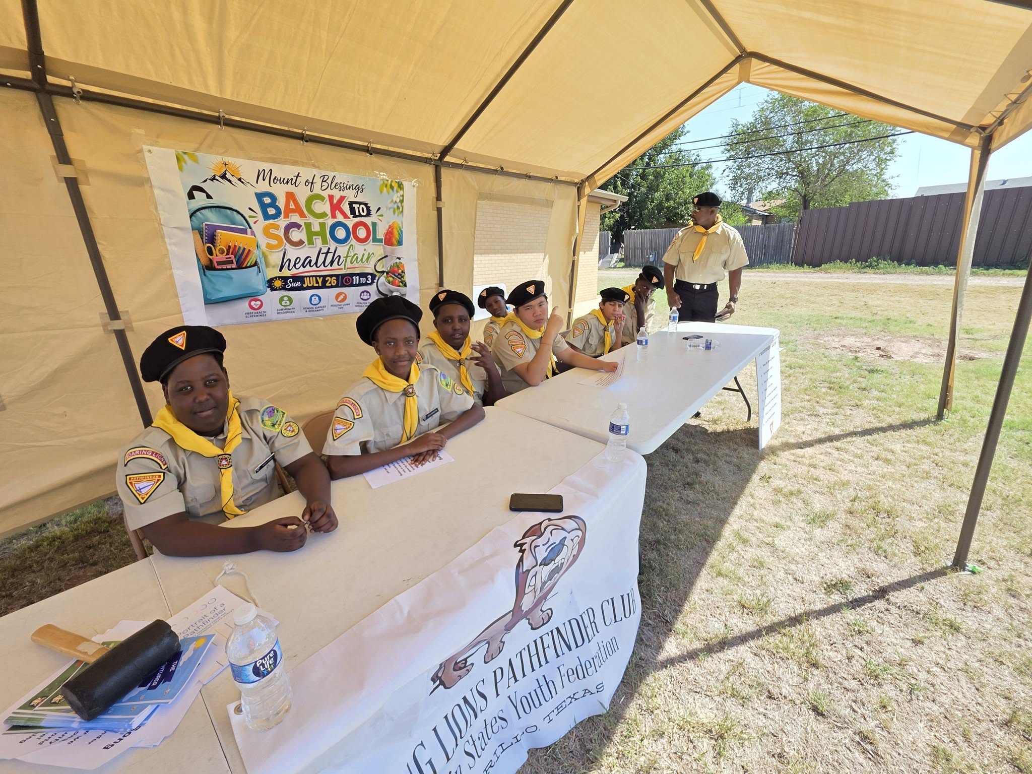 Backpack and school supply distribution