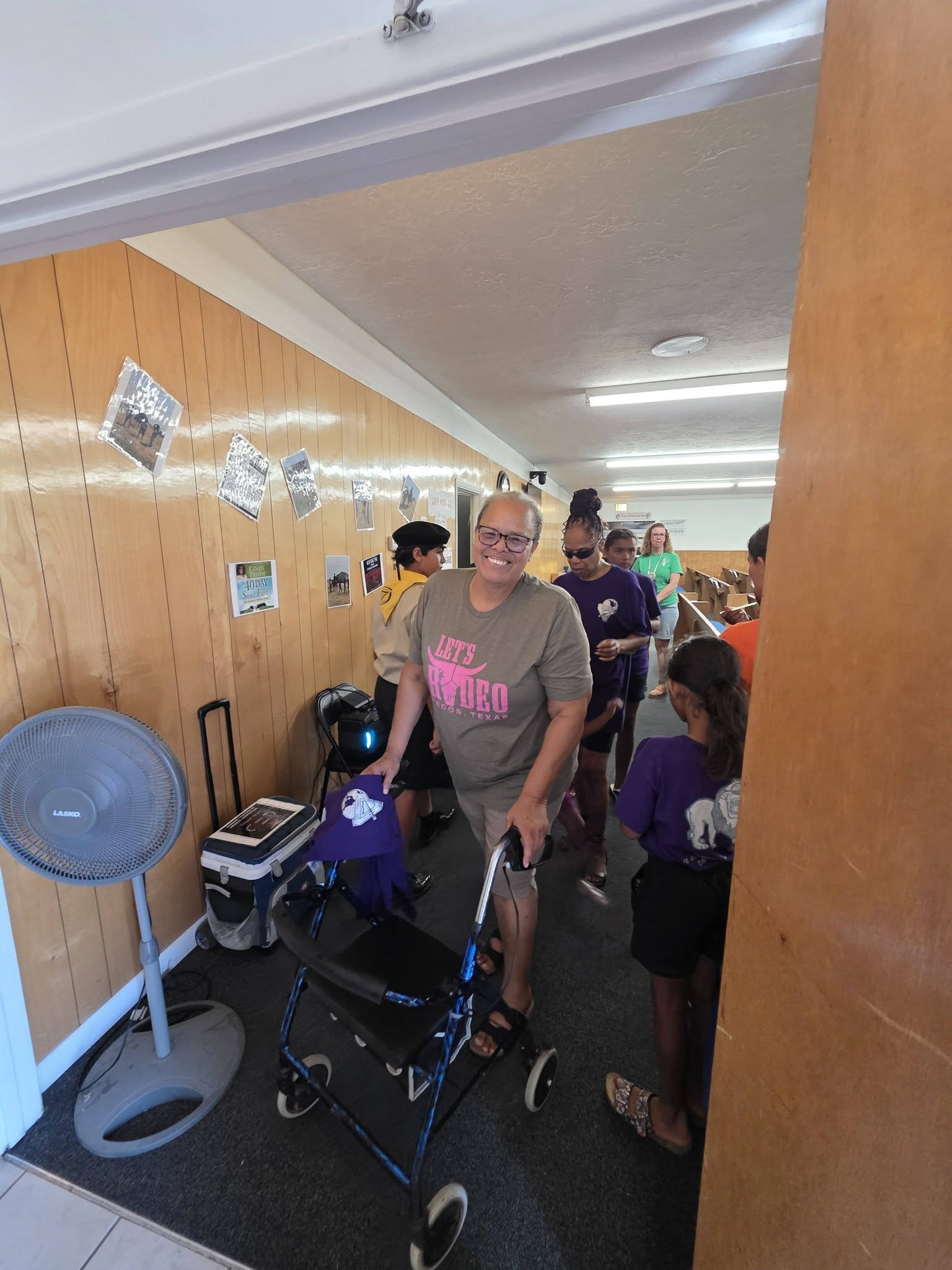Volunteers serving at the health fair
